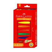 【Faber-Castell 輝柏繪畫系列】子彈可擦拭學齡蠟筆 (6色) 122706