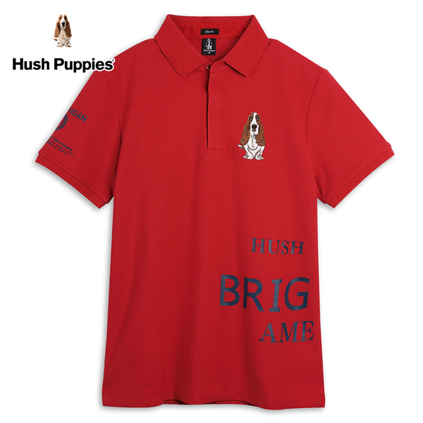 Hush Puppies POLO衫 男裝經典品牌印花刺繡狗POLO衫 product thumbnail 2