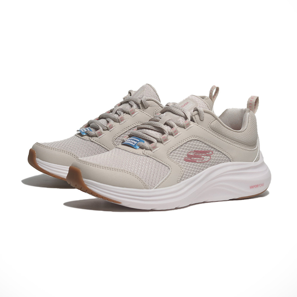 SKECHERS 慢跑鞋 VAPOR FORM 卡其 輕量 健走鞋 女 150023TPPK