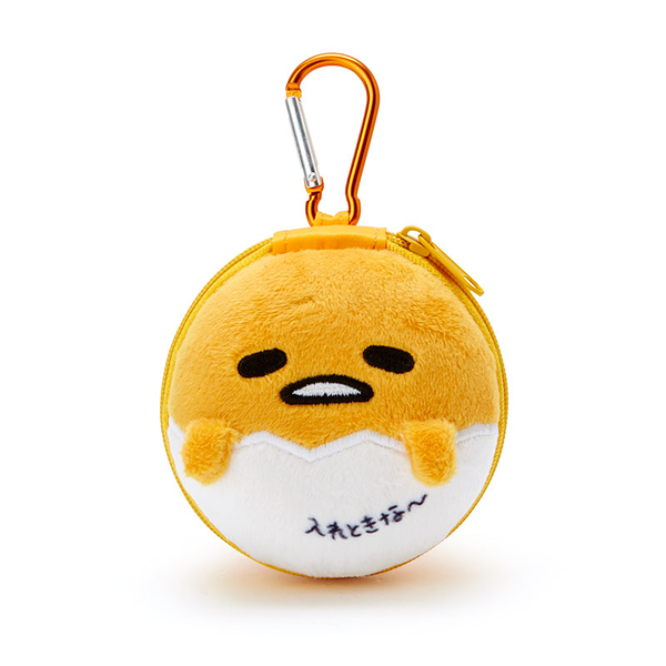 【震撼精品百貨】蛋黃哥Gudetama~三麗鷗 蛋黃哥~小物收納包付鎖圈*07617