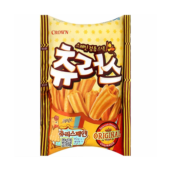 【豆嫂】韓國零食 CROWN 楓糖味吉拿棒餅乾(84g) product thumbnail 2