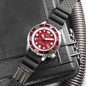 CITIZEN 星辰表 / BN0159-15X / PROMASTER 光動能 紅水鬼 潛水錶 防水200米 日期 橡膠手錶 紅黑色 44mm