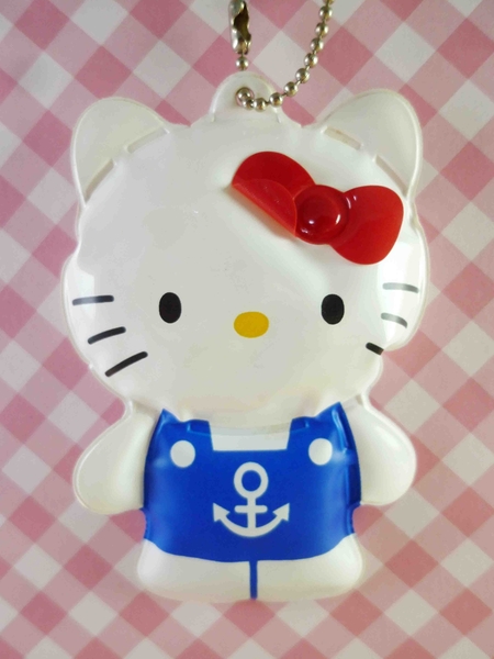 【震撼精品百貨】Hello Kitty 凱蒂貓~KITTY鑰匙圈-充氣站