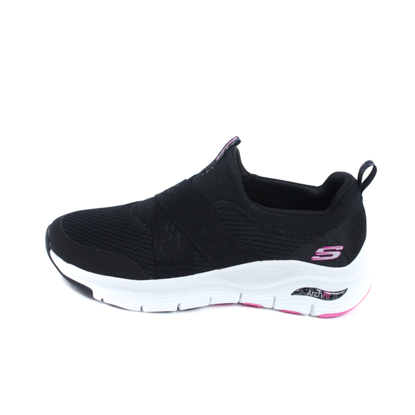 SKECHERS ArchFit 運動鞋 懶人鞋 女鞋 黑色 149717BKHP no460 product thumbnail 7