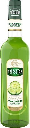 Teisseire 糖漿果露-小黃瓜風味 Concombre 法國頂級天然糖漿 700ml-【良鎂咖啡精品館】