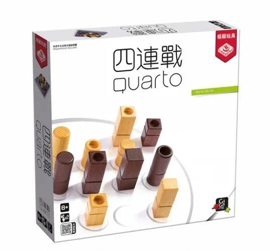 『高雄龐奇桌遊』 四連戰 Quarto 繁體中文版 正版桌上遊戲專賣店