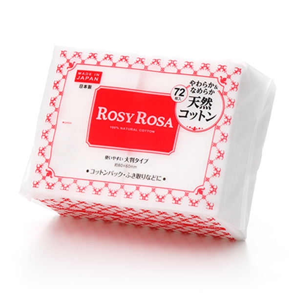 ROSY ROSA 超柔純棉化妝棉(845476)72枚入【小三美日】D454762