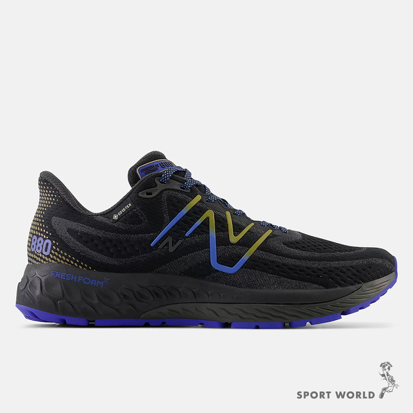 New Balance Fresh Foam X 880 V13 男鞋 慢跑鞋 GTX 黑藍【運動世界】M880GQ13-2E