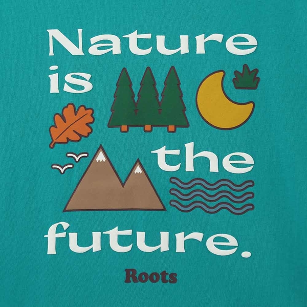 [RS代購 Roots全新正品優惠] Roots大童-城市悠遊系列 大自然有機棉短袖T恤 滿額贈送袋子