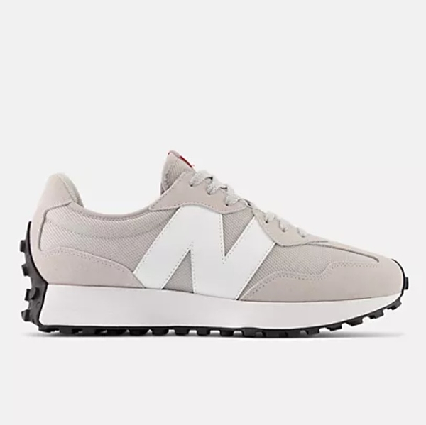 NEW BALANCE 男女款(參考男款尺寸) 復古休閒鞋 潮流鞋 百搭款 麂皮 雨雲灰 KAORACER MS327CGW