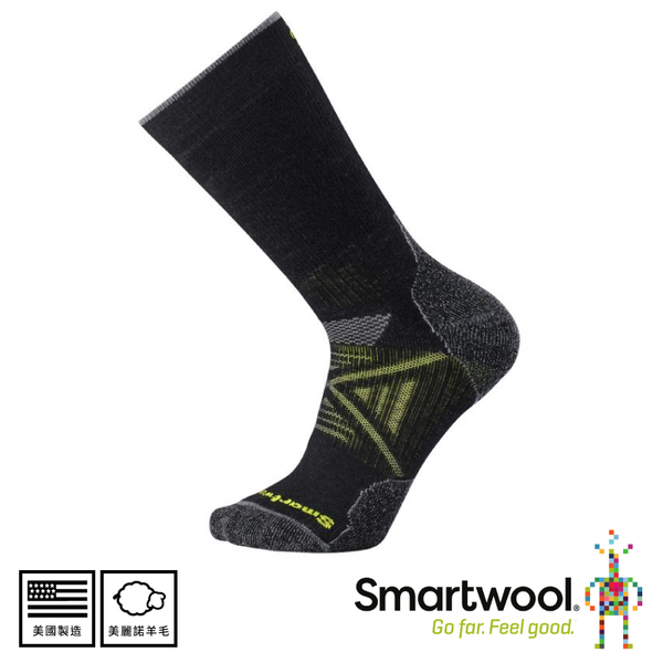 【SmartWool 美國 男 PhD戶外中量級中長襪《黑色》】SW001071/排汗襪/戶外襪/機能襪/健行