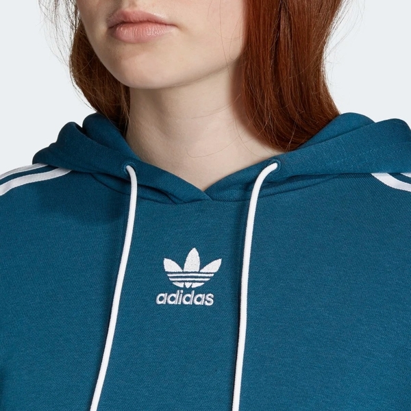 ADIDAS ORIGINALS BELLISTA CROPPED 女裝 長袖 連帽 休閒 短版 棉質 藍【運動世界】EC1905 product thumbnail 6