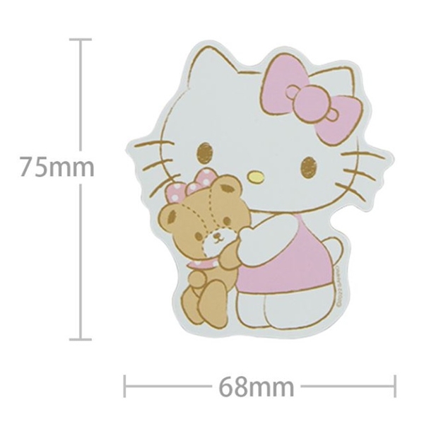 小禮堂 Hello Kitty 造型磁鐵 (抱熊款) 4713752-407107 product thumbnail 2