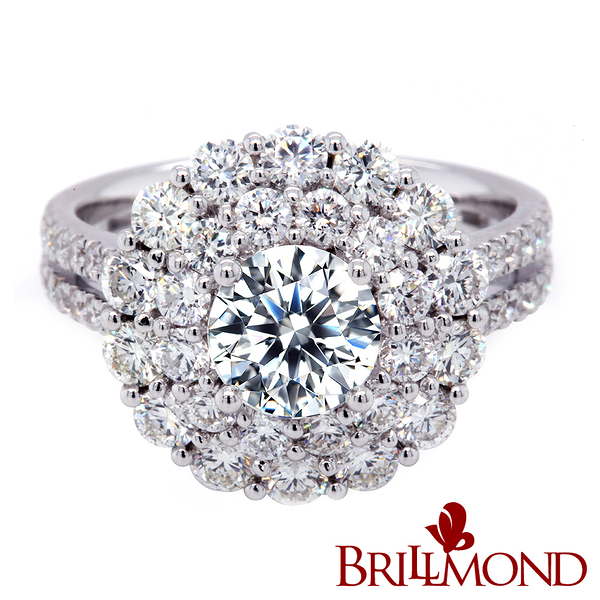 【BRILLMOND JEWELRY】 GIA 1克拉 D/VS2 3EX 無螢光 鉑金台 鑽戒(主石1克拉 D/VS2 3EX NONE PT950鉑金台)