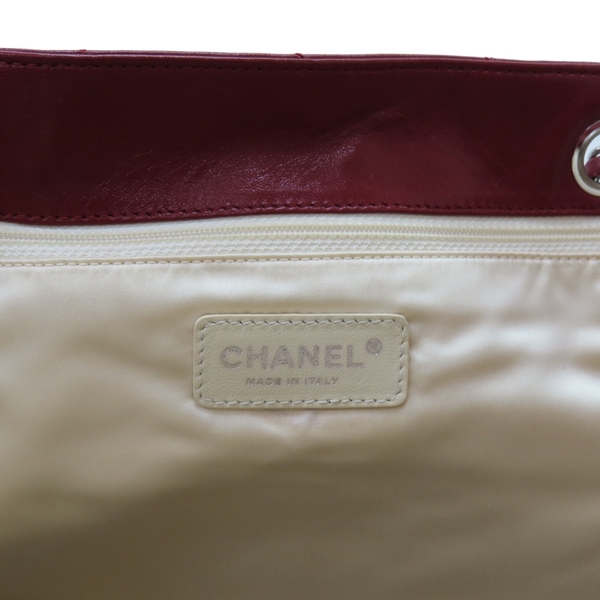 【二手名牌BRAND OFF】CHANEL 香奈兒 紅色 牛皮 2.55方扣 Accordion 肩背包 product thumbnail 7