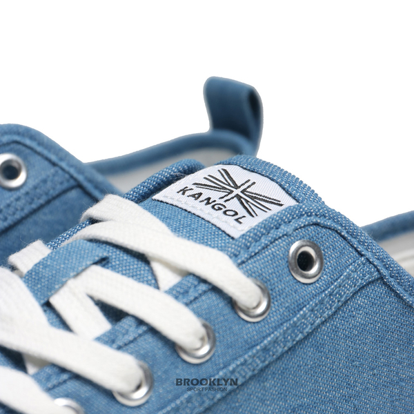 KANGOL 休閒鞋 藍 方標 解構 帆布鞋 女 (布魯克林) 6222160380 product thumbnail 2