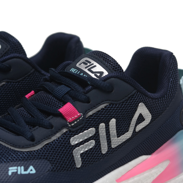 FILA 慢跑鞋 休閒鞋 深藍 桃紅 Q彈 基本款 女 5J310X021 product thumbnail 3