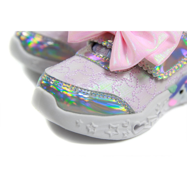 SKECHERS S Lights 運動鞋 電燈鞋 魔鬼氈 小童 童鞋 粉紅 302680N/LTPK no554 product thumbnail 4