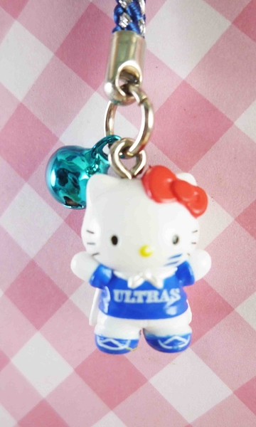【震撼精品百貨】Hello Kitty 凱蒂貓~限定版手機吊飾-世足球