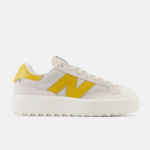 NEW BALANCE CT302系列奶油底黃增高女休閒鞋厚底D楦CT302RY | 休閒鞋