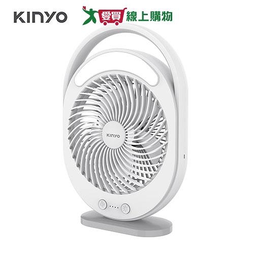 KINYO 桌立兩用充電風扇UF-890【愛買】