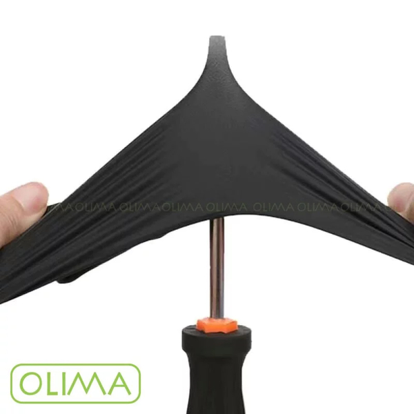 【OLIMA】無粉黑色橡膠手套 M號 50雙/盒 product thumbnail 4