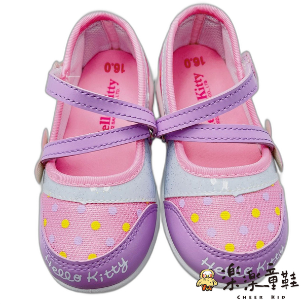 【菲斯質感生活購物】台灣製三麗鷗Hello Kitty繞帶公主鞋-紫色 另有桃色 台灣製童鞋 三麗鷗童鞋 product thumbnail 3