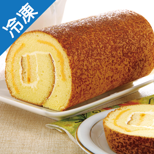 芝士捲蛋糕12公分/條【愛買冷凍】