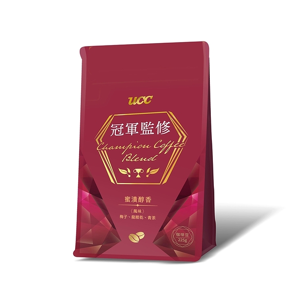 UCC冠軍監修蜜漬橙香咖啡豆225g