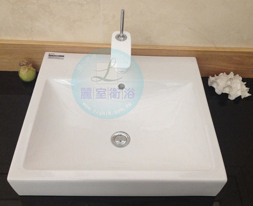 【麗室衛浴】日本INAX原廠 AL-536 檯上盆 採用伊奈獨家防污技術 防止水垢 抗菌力強