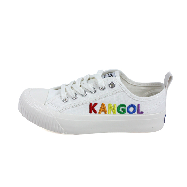KANGOL 休閒鞋 帆布鞋 女鞋 白色 彩色LOGO 62221602 00 no208 product thumbnail 8