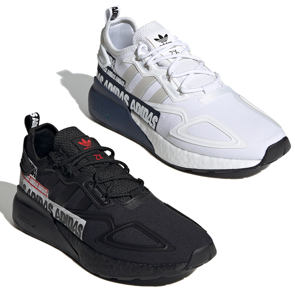 現貨】Adidas ZX 2K Boost 男鞋慢跑鞋休閒鞋串標白/黑FX7036/FX7038 