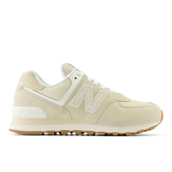 New Balance 女 574 復古 B楦 麂皮 休閒鞋 穿搭 奶茶棕 WL574QB2