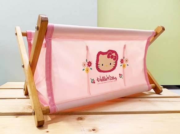 【震撼精品百貨】Hello Kitty 凱蒂貓~三麗鷗 HELLO KITTY日本置物架/收納籃(展示品)#14071