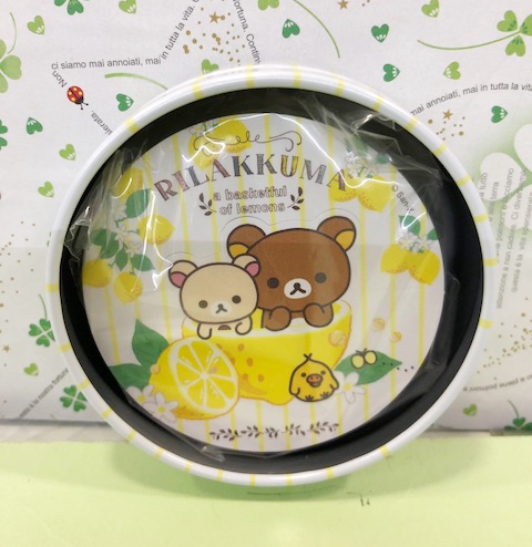 【震撼精品百貨】Rilakkuma San-X 拉拉熊懶懶熊~便條小卡附盒~檸檬#15208 product thumbnail 4
