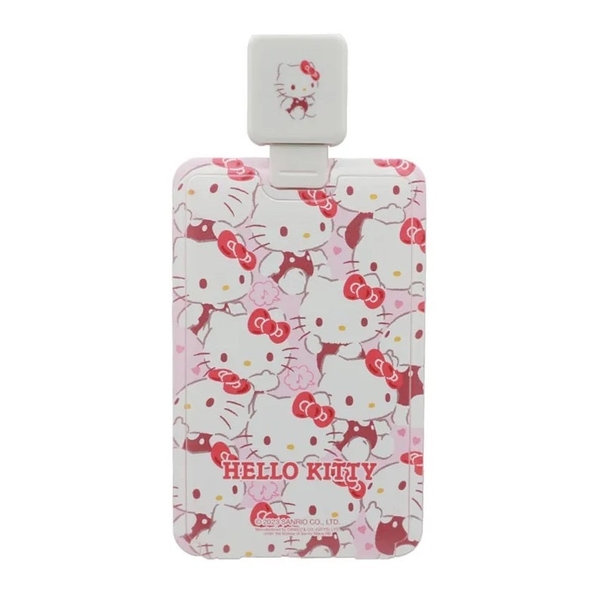 【震撼精品百貨】Hello Kitty 凱蒂貓~日本三麗鷗SANRIO KITTY硬殼票卡證件套附掛繩(滿版款)*27780 product thumbnail 3