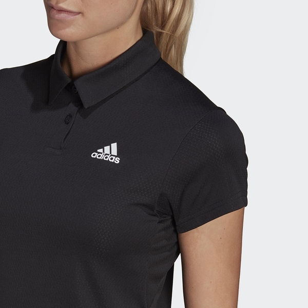 ADIDAS HEAT.RDY TENNIS POLO 女裝 短袖 POLO衫 休閒 慢跑 乾爽 黑【運動世界】GL5806 product thumbnail 5