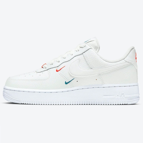 【現貨】NIKE Air Force 1 Low 女鞋 休閒 皮革 雙勾 邁阿密 白橙藍【運動世界】CT1989-101