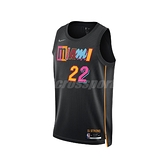 Nike 球衣 Miami 邁阿密 熱火 黑 城市版 復古 Jimmy 吉米 巴特勒 拼貼【ACS】 DB4034-010