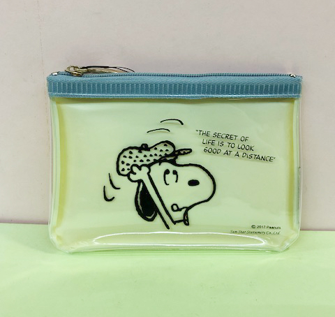 【震撼精品百貨】史奴比Peanuts Snoopy ~SNOOPY拉鍊零錢包-透明黃#53096 product thumbnail 2