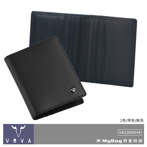 VOVA 沃汎 皮夾 高第-II系列 薄型名片夾 VA126W037 得意時袋