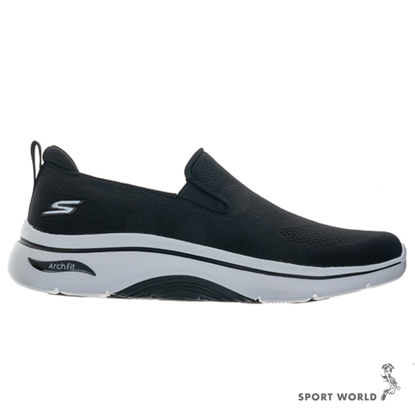 Skechers 健走鞋 男鞋 GO WALK ARCH FIT 2.0 黑【運動世界】216518BKGY