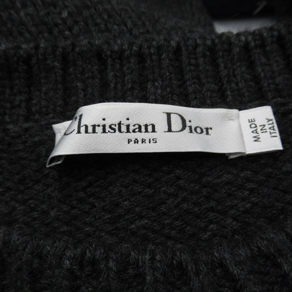【二手名牌BRAND OFF】Dior 迪奧 灰色 喀什米爾羊毛 Youthquake 毛衣 #34 product thumbnail 3