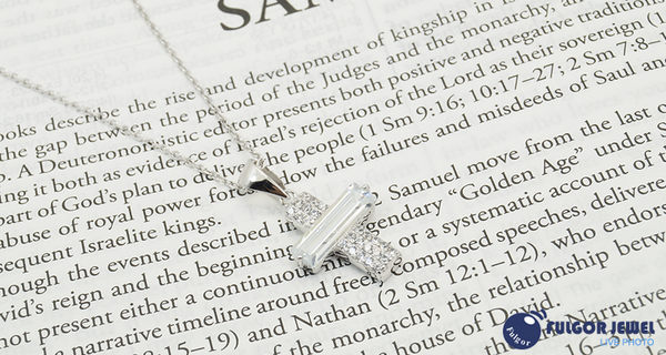 【Fulgor Jewel】銀飾 意大利流行 聖誕禮品禮物 經典十字架 925純銀 項鍊 （含鍊子）