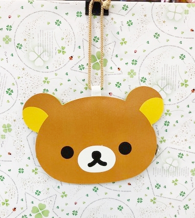 【震撼精品百貨】Rilakkuma San-X 拉拉熊懶懶熊~拉拉熊造型票夾零錢包-哥哥(附繩)#11076 product thumbnail 2