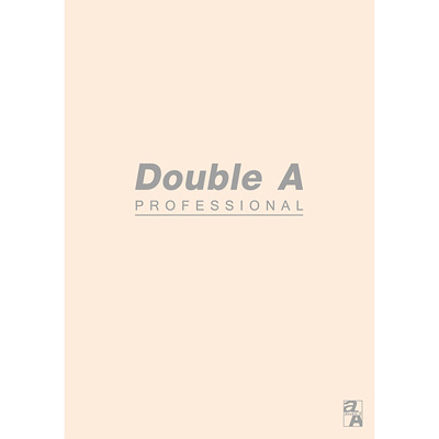 Double A DANB17012 B5 18K膠裝固頁空白筆記本/記事本 米黃 40張入