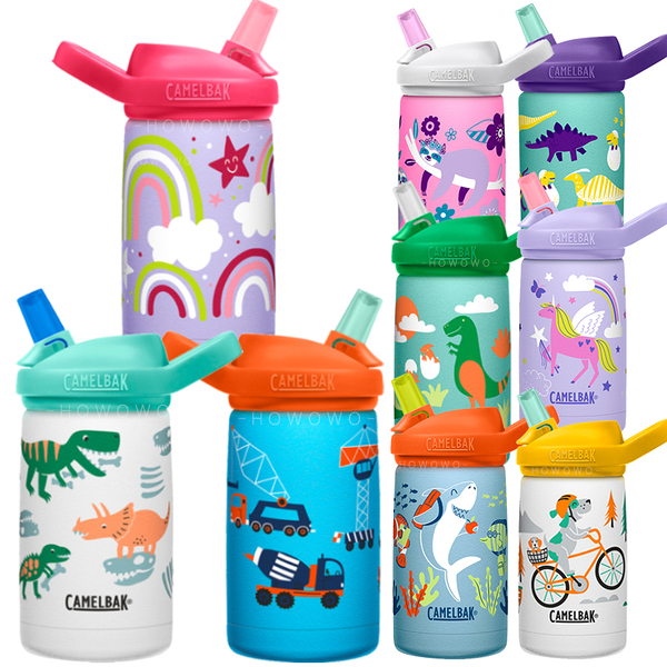 美國 CamelBak eddy+ 兒童吸管保冰溫水瓶 350ML 保溫瓶 兒童吸管單層不鏽鋼水瓶 兒童水壺 1883