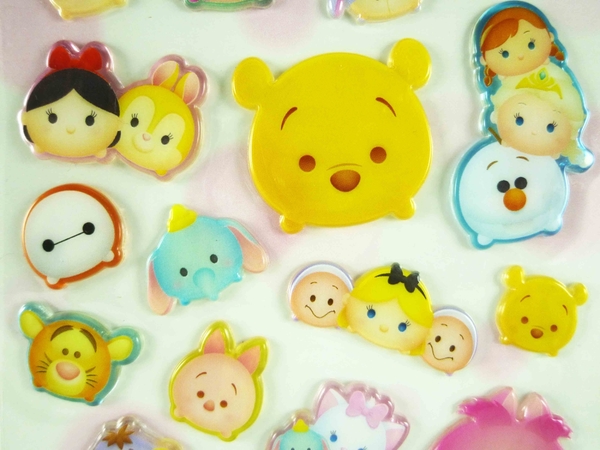 【震撼精品百貨】Winnie the Pooh 小熊維尼~立體貼紙-TSUM product thumbnail 2