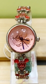 【震撼精品百貨】米奇/米妮_Micky Mouse~日本迪士尼米奇立體鐵錶練/手錶-圓紅#00081