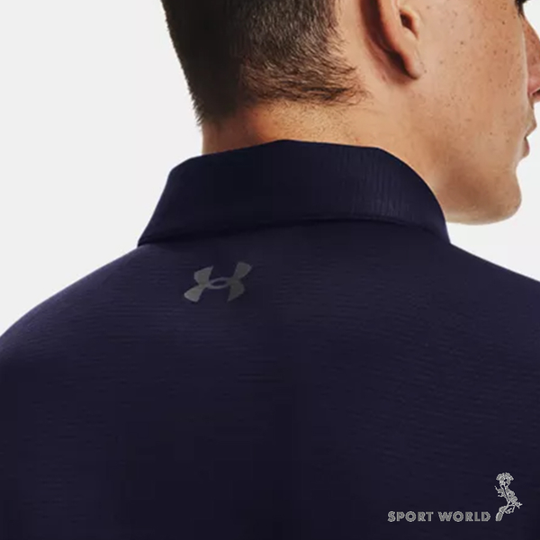 Under Armour UA 短袖上衣 男裝 POLO衫 排汗 歐規 藏藍【運動世界】1290140-410 product thumbnail 6